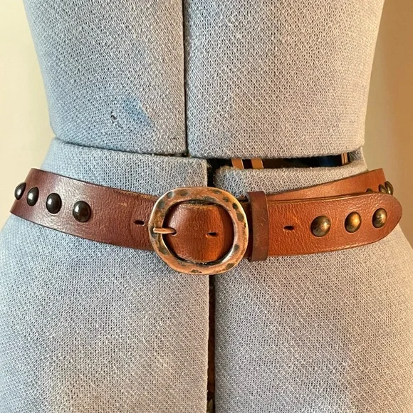 Garuglieri | Accessories | Garuglieri Studded Belt Made In  display picture 3